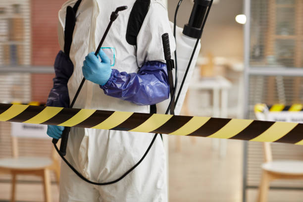 Professional Trauma Scene Cleanup technician working in Trenton, FL